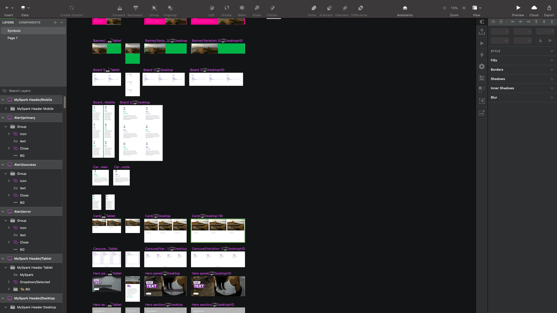 Desktop Top Nav