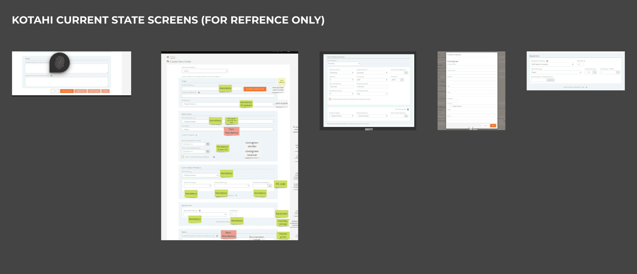 UX challenge supporting diagram